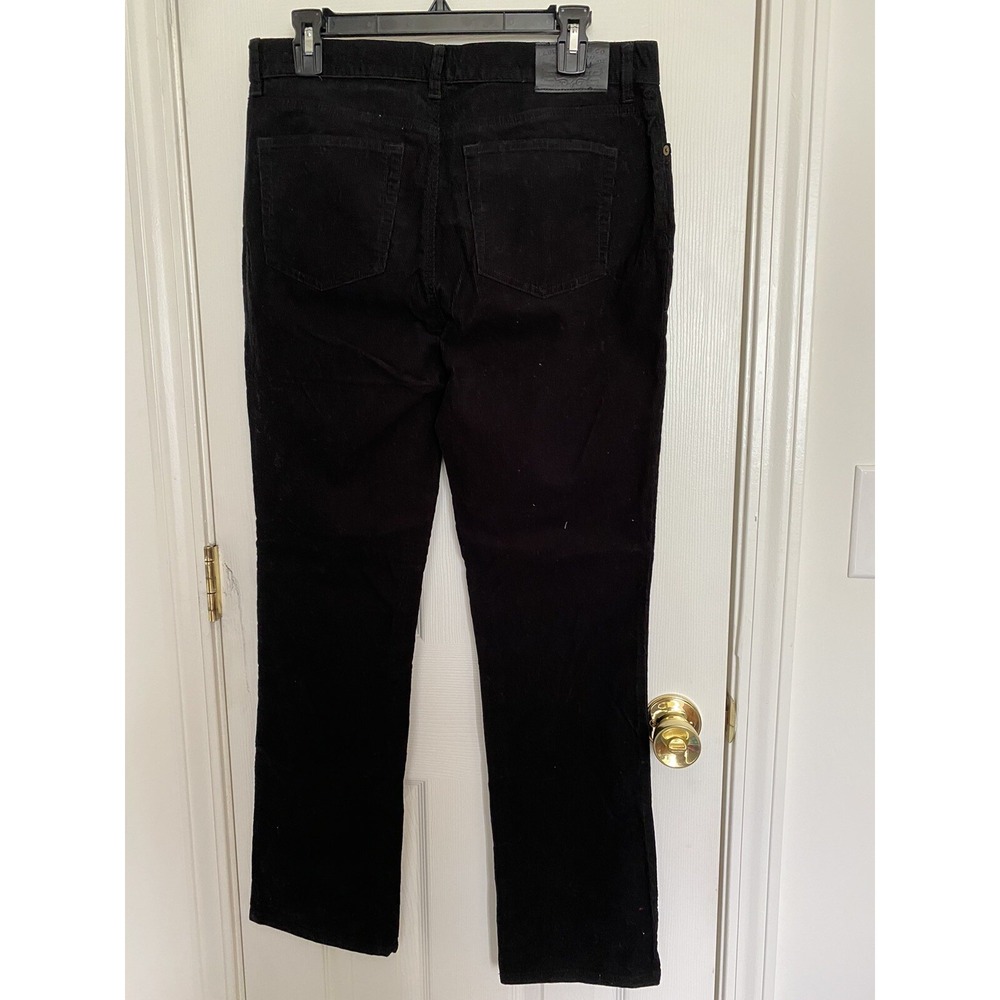Great Pre-Owned Ralph Lauren corduroy Jean women SiZE 8 Regular Color Black - Picture 2 of 7